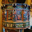 Colourful pulpit